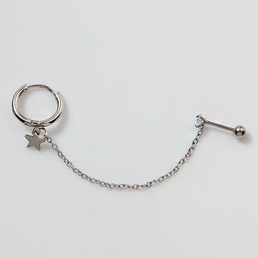 [1+1] Surgical Piercing Starlight Chain (Single Side Sold)