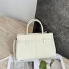 First-Layer Cowhide Shoulder Women'S Bag, Large-Capacity Messenger Tote Bag, Women'S Mommy Bag, Commuting Fashion And Simple Shopping