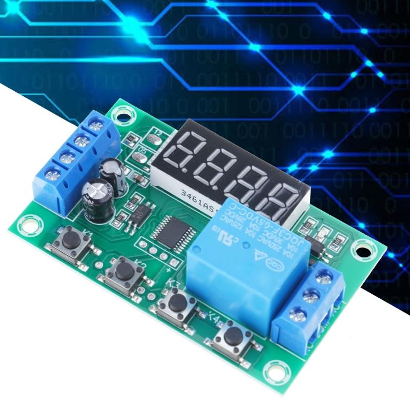 YYC-2S Adjustable Timer Relays Module 1CH with LED Display For Automation Control 5V Time Delay Ranging 0.01s To 999m