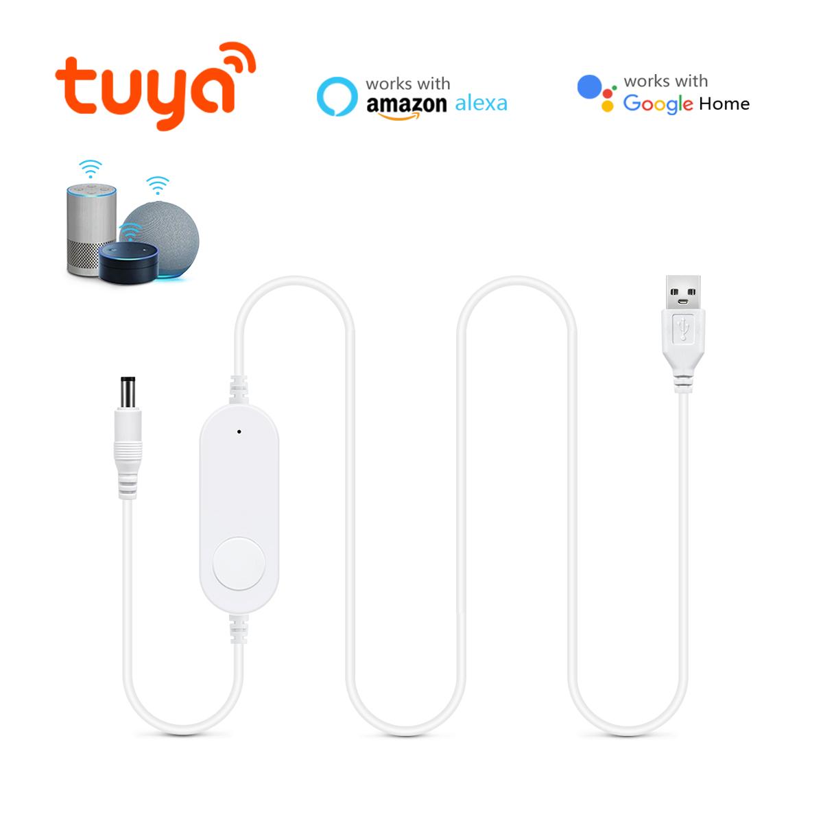 

USB 5 В TUYA одноцветный контроллер светодиодной ленты Smart WIFI приложение для светодиодной ленты дистанционное управление диммер переключатель работает с Alexa Google Home белый
