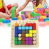 1 Set Jigsaw Board Toys Filled with 3D Colorful Building Blocks