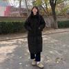 New Winter Cotton-padded Coat Medium and Long Small Thickened Down Cotton-padded Jacket Women's Oversize Cotton-padded Jacket