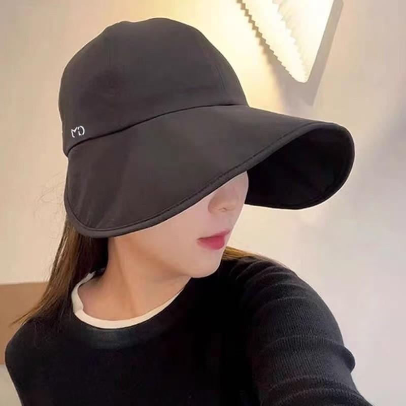 Summer Sun Protection Fisherman Hat With Large Brim Foldable For Outdoor Travel