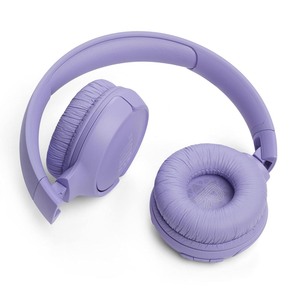 JBL TUNE 520BT Bluetooth On-Ear Headphones Up To 57 Hours Playback USB Type-C Multipoint Purple