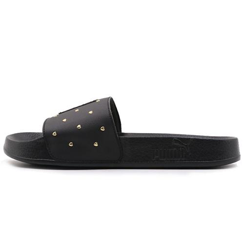 (WMNS) PUMA Leadcat Studs Slide Black Women s 369405-01 EU 35.5