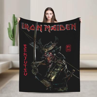 Band I-Iron M-Maidens Tour 2025 Gåvfilt För Män Kvinnor Supermjuk Mysig Pläd för Soffa 50x60 Tum Flera Storlekar