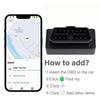 Mini OBD GPS Tracker For Apple With Find My App Car Anti Loss Device Real Time Location GPS Locator Plug In Version Lifetime Free System