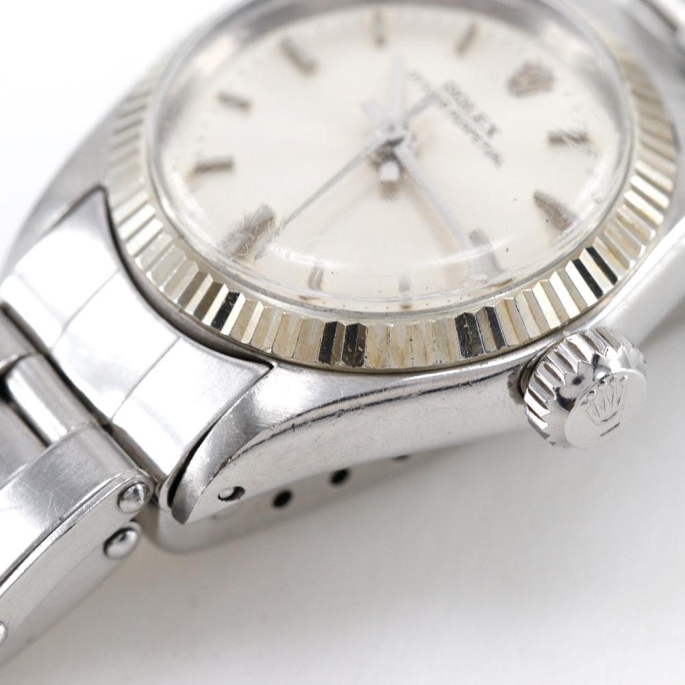 ROLEX Oyster perpetual Watches 6619 cal.1161 SilverDial Stainless Steel Mechanical Automatic Analog display Women Used