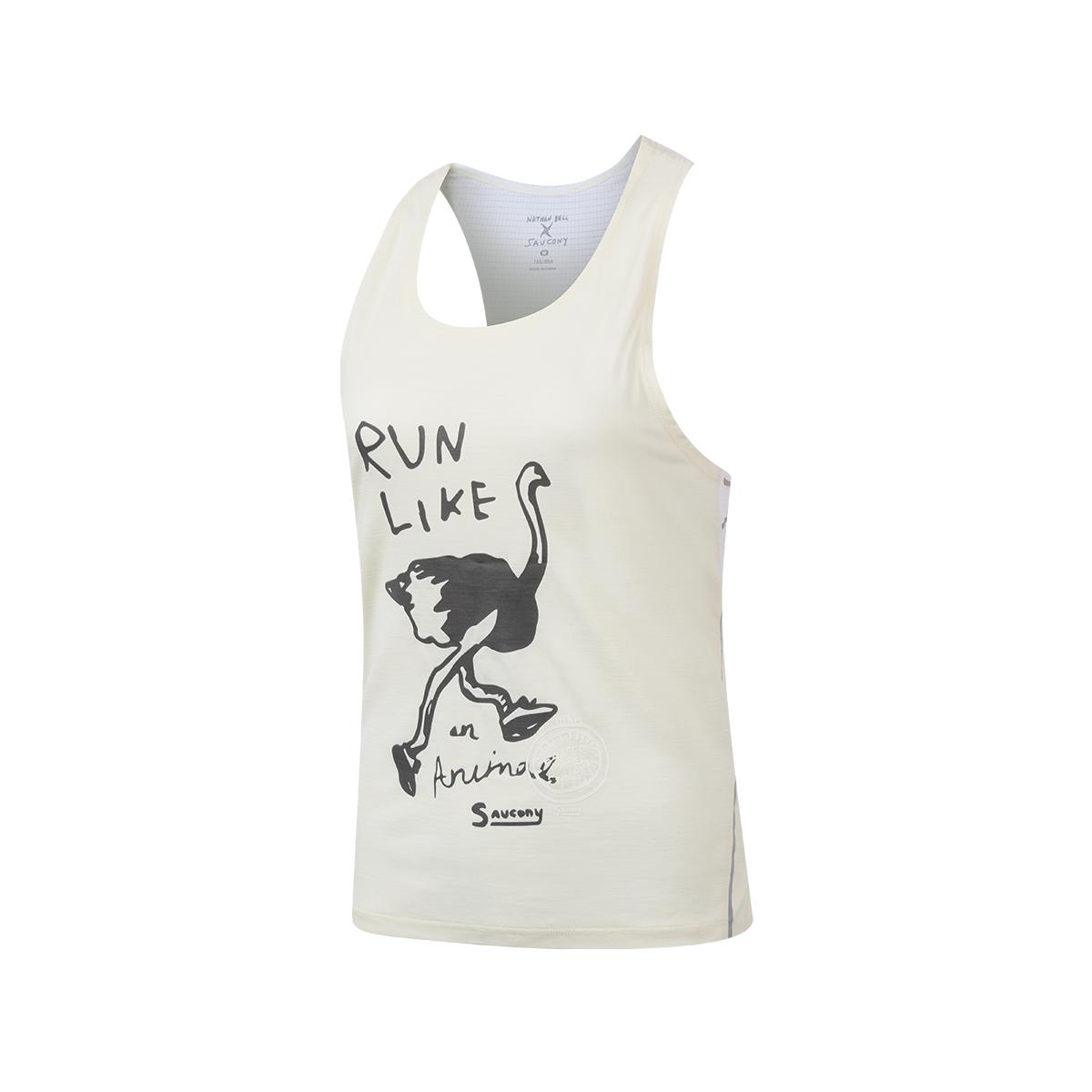 

Saucony SS25 Nathan Bell Series Comfortable Casual Versatile Simple Vest Unisex tops Off-White SA1259TK41C-WT044 M
