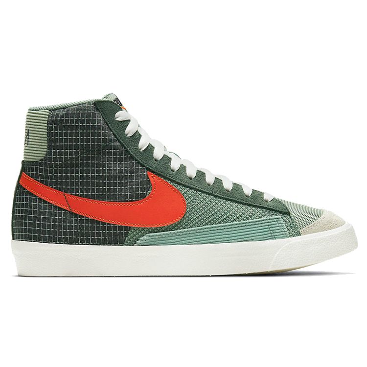 Nike Blazer Mid 77 Patch - Dutch Green Herren Sneaker Galactic-Jade Oil-Green Team-Orange DD1162-300