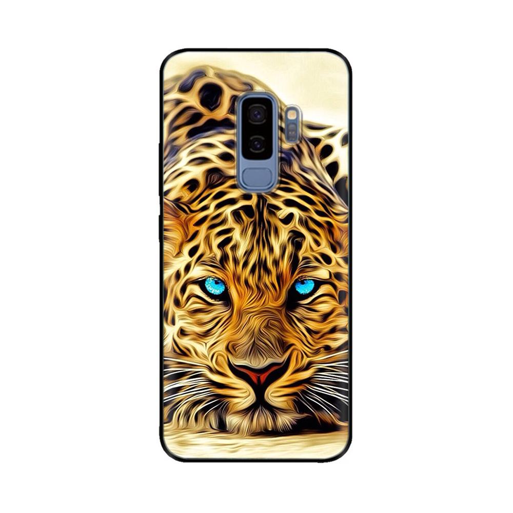 For Samsung Galaxy S9 Case Mobile Phone TPU Silicone Protective Cover for Samsung S9 Plus S9+ S 9 Back Cover Paintted Bumper