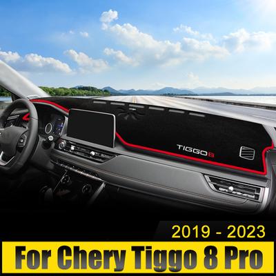 Αξεσουάρ Αυτοκινήτου Για Chery Tiggo 8 Pro 2019 2020 2021 2022 2023 Κάλυμμα Ταμπλό Αποφυγή Φωτός Πατάκι Αντι-UV Χαλιά Αντιολισθητικό Πατάκι