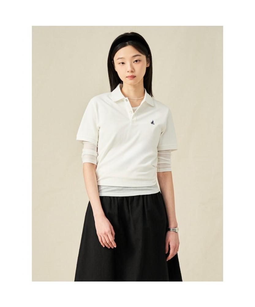 Binpolmen [Essential] Unisex Supima Cotton Pique T-Shirt White