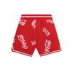 Kith X Coca-Cola X Mitchell & Ness Coke Logo Short Red Unisex Bottoms MNSHORKM19025-CREA