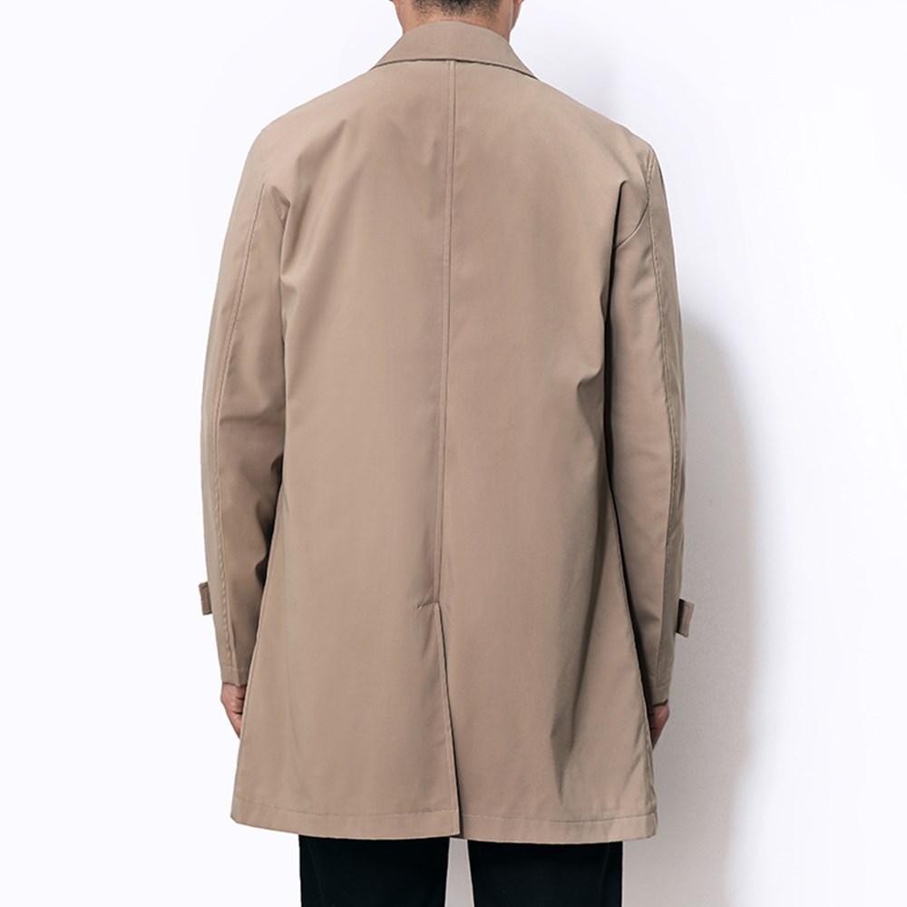 Spring and Autumn Business Casual Men's Mid-length Lapel Coat