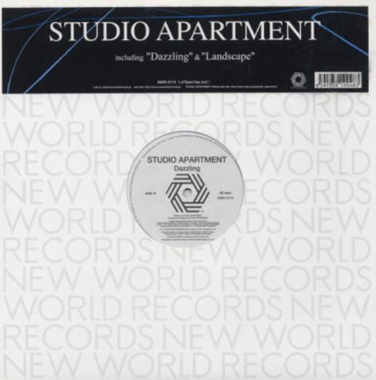 

12inch Record STUDIO APARTMENT Dazzling Landscape NWR3115 New World Recor 2005 Japan Japanese Club Dance Used