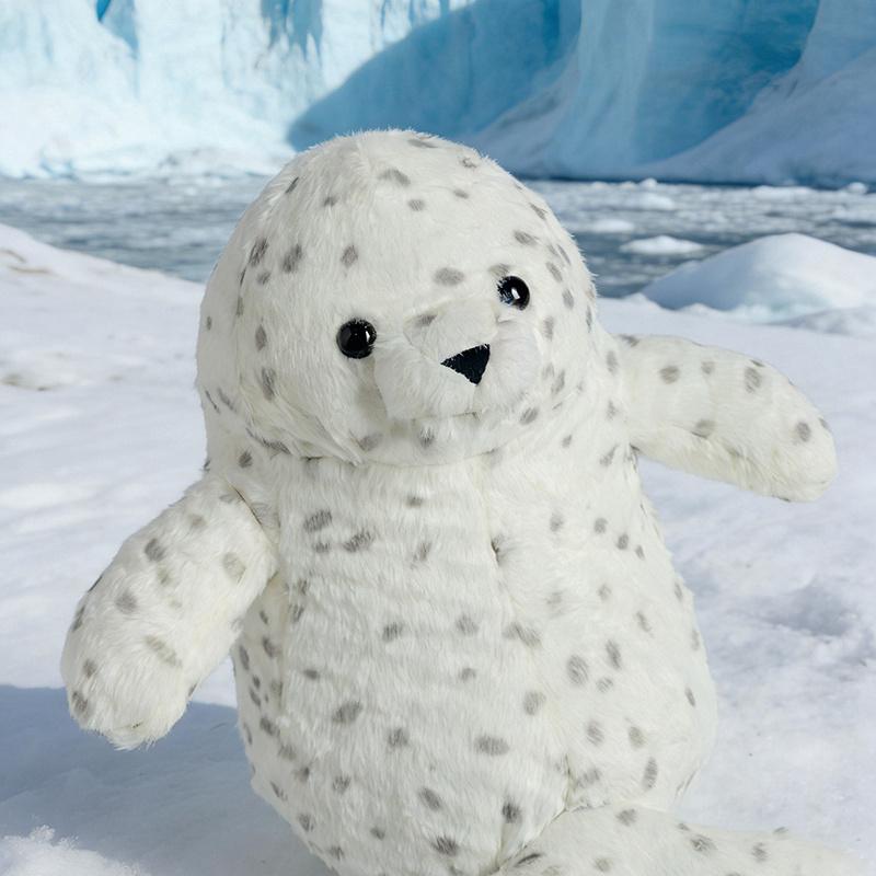 26CM Cuddly Spot Seal Plush Toy Marine World Cute Seal and Sea Lion Stuffed Animal Collectible Ocean Soft Sleep Pillow Kid Gifts