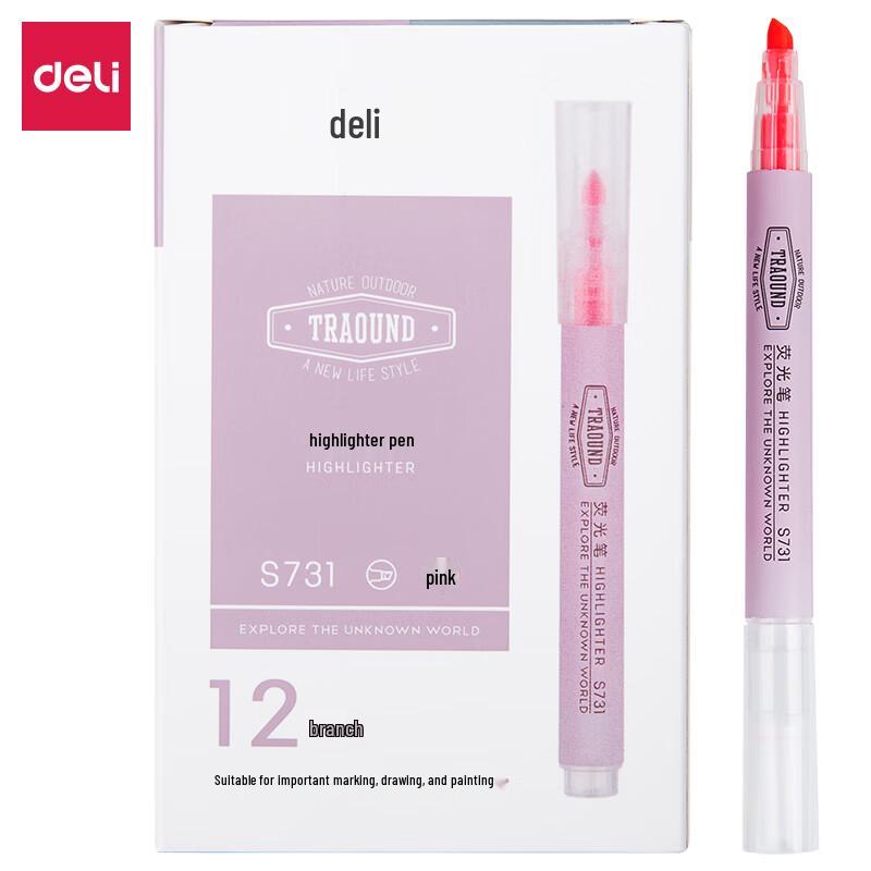 Deli S731 Fluorescent Highlighter Pen