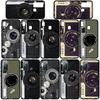 Phone Case for Samsung Galaxy S25 S24 S23 iPhone 16 15 Xiaomi Redmi Note 14 13 12 16E 11 Pro Max OPPO Moto Huawei Retro Camera Vintage Painting Cover