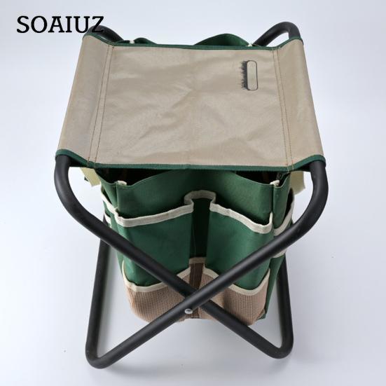 Folding Chair Durable Portable Folding Camping Stool with Storage Bag Waterproof Load-Bearing Chair for Outdoor