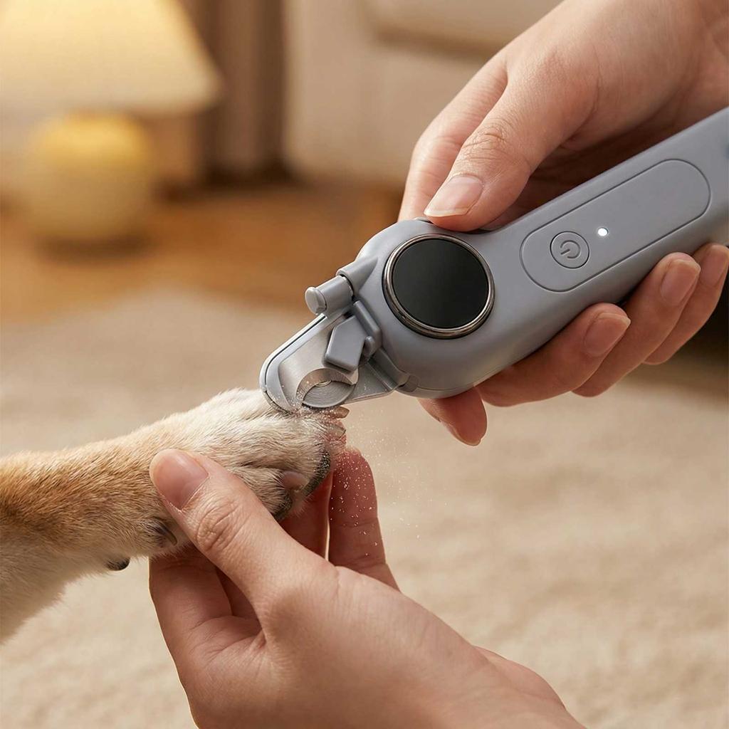 Elektrické kleštičky na nehty pro kočky a psy (2 v 1)