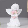 Creative Angel Figurine Cute Garden Miniature Sculpture Painted Little Angel Statue  New Year