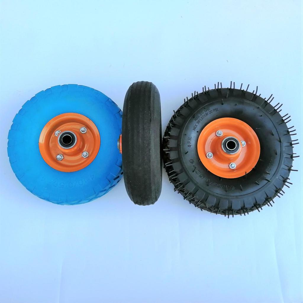 Rubber Industrial Cart Caster: Single Offset Sleeve, Pneumatic, Foam & Solid Options