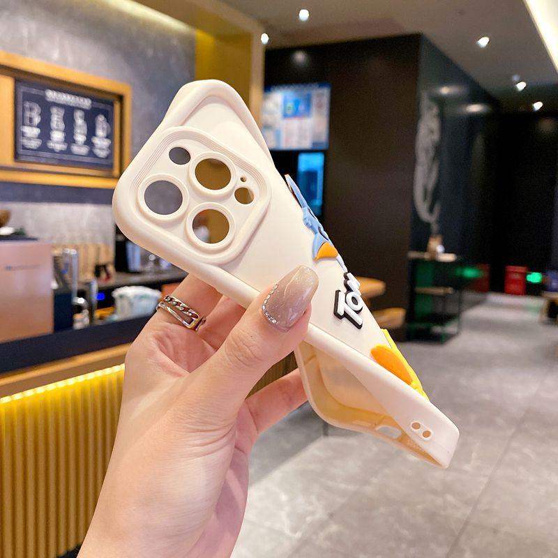 The new model is suitable for OPPO Reno12 mobile phone case three-dimensional Tom cat A60 cute cartoon creative couple