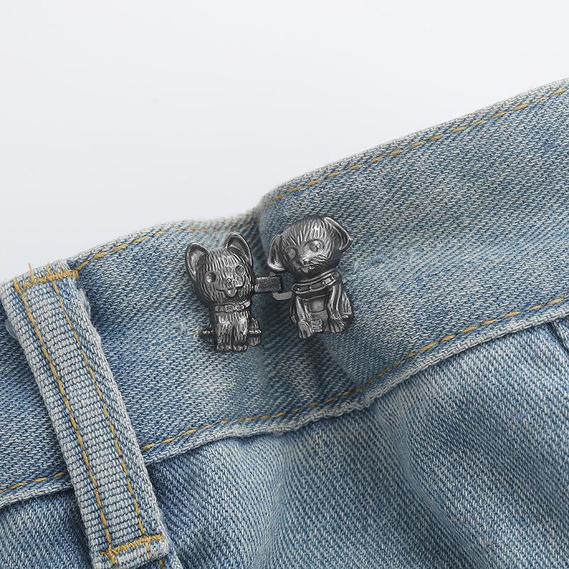 Pet Waist Buckle: Nail-Free, Stitch-Free Adjustable Jeans Tightening Button