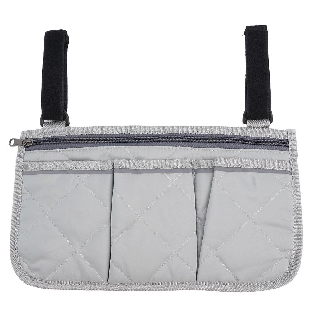 Polyester and Cotton Armrest Storage Bag for Camping Chairs and Wheelchairs