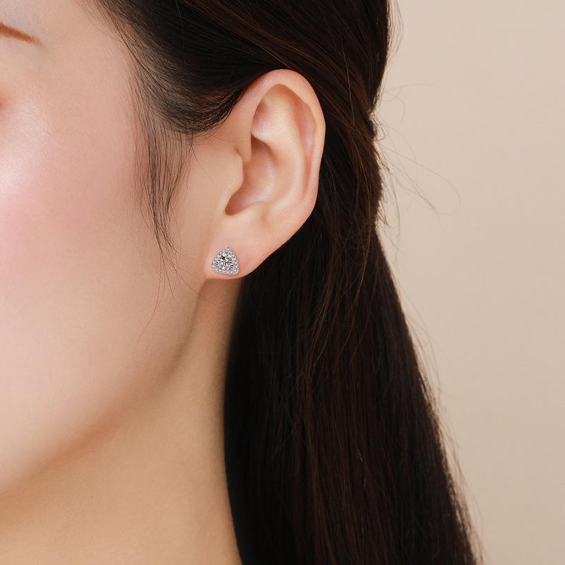 Tancise 925 boucles d'oreilles en argent Sterling Zircon boucles d'oreilles pendantes pour les femmes cadeaux de fête de mariage