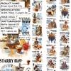 70mm*200cm Vintage Coffee Castle Landscape PET Tape Creative DIY Journal Material Collage Scrapbooking Stationery