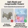 4 Pcs Anxiety Squishies Fidget Toys - Upgraded Ly Dachshund Gel Stretch Ball, Cute Mini Sausage Dog Stress Relief Toy