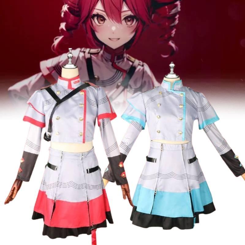 Adorable Teto Cosplay Costume For Girls In Blue And White Sweet Style For Anime Events