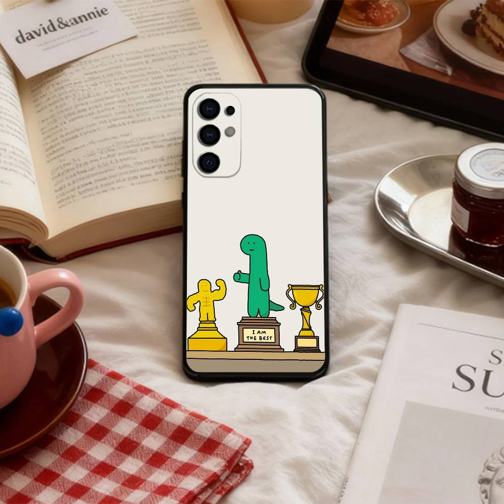 H-Hot Cute J-Joguman    Phone Case For Samsung S 25,24,23,22,30,21,10,9,Ultra,Plus,Lite,FE,4,5 G Soft Black Case