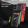 For Motorola Moto G05 4G Case PC+TPU Kickstand Phone Back Cover with Camera Slider
