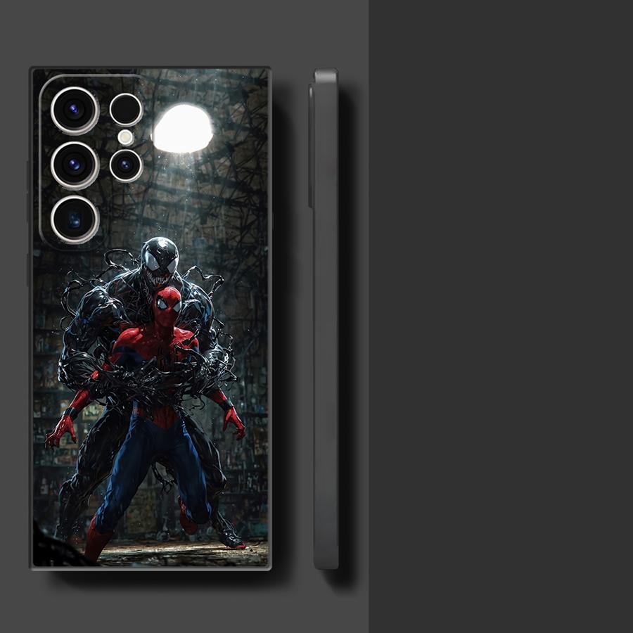 Marvel Cool Venom Case for Samsung Galaxy S26 S10 S9 S24 Plus Note 20 Ultra 8 9 10 S25 Ultra S23 S21 FE S20 Funda Phone Cover