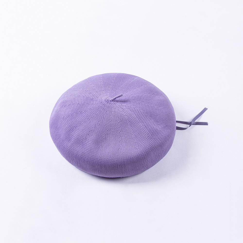 

Регулируемый женский берет в корейском стиле - Мода весна/лето, Дышащая однотонная шляпа художника L (58-60cm)