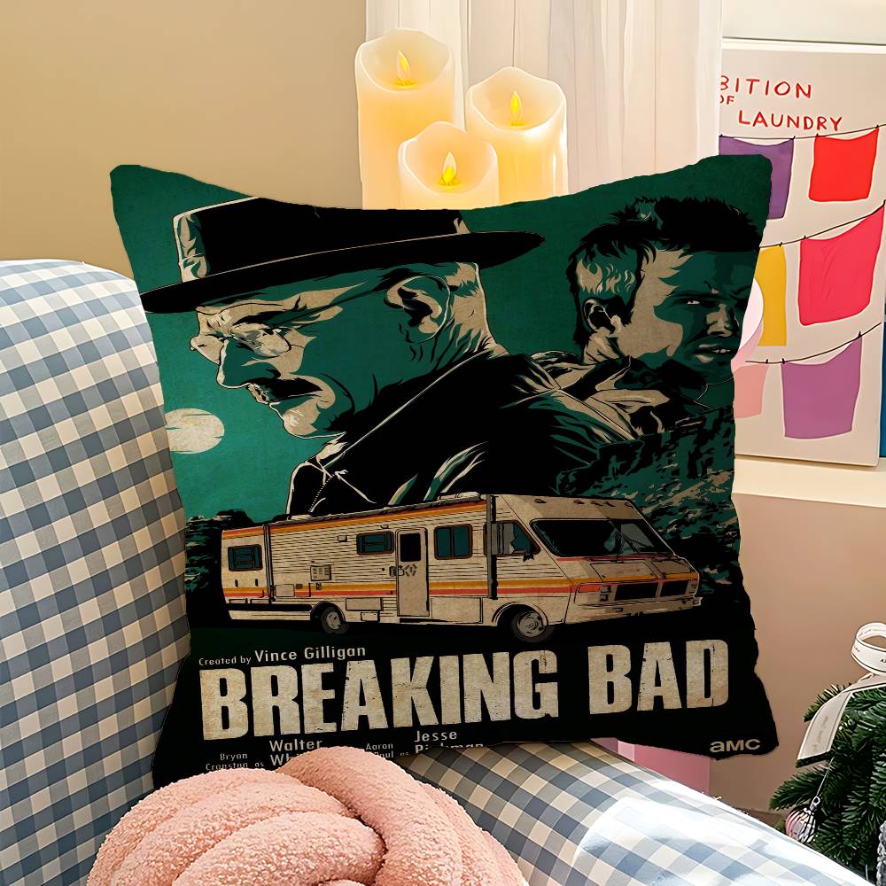 Classic Movie Breaking Bad Pillow Gift Home Office Decoration Pillow Bedroom Sofa Car Cushion CoverPillow Case