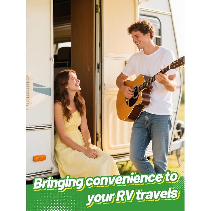 Strong Magnetic RV Door Holder - Camper RV Door Catch To Keep Doors Open In Breeze, Easy To Tall, With Adhesives & Screws, Sturdy Stopper For Trailer