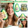 Simulation Avocado Squeeze Toy Realistic Half Avocado Shape Stress Relief Toy for Hand Exercise and Sensory Play Suitable for All Ages