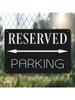 Reflective Metal Parking Sign 8x12 Inch Garage Wall Decor Vintage Iron Plaque