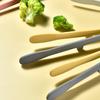 Pince Alimentaire en Silicone Résistante à la Chaleur Ustensile de Cuisine Antidérapant pour Barbecue Pain Gâteau & Glace Manche Ergonomique Sans Rayures Outil de Cuisson Essentiel pour la Maison