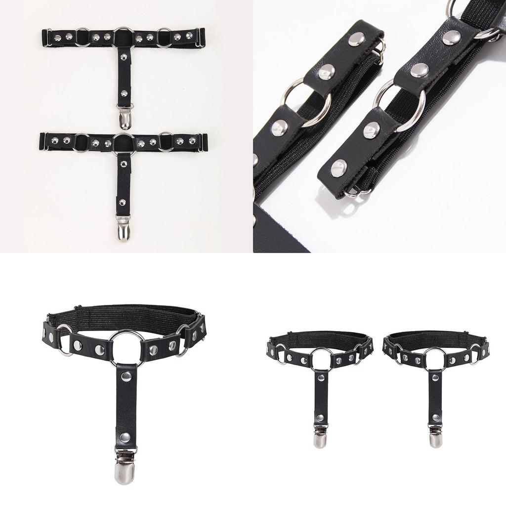 Lolita Leg Garters With Leather Material For Cute Girls And Cosplay Fashion