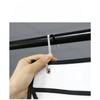 1PC Hat Organiser with Clear Deep Pockets to Display Your Baseball Caps, Baseball Cap Rack with 3 Hooks, 24 or 27 Deep Pockets