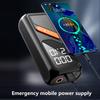 Wireless Dual Power Digital Tire Inflator Pump Portable Smart Auto Stop Dual Screen Type-C Charging for Car Bike Motorcycle