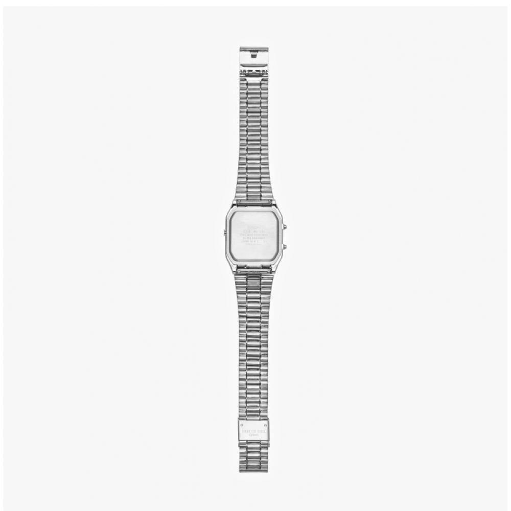 Casio Aq 230a 4amqydf  Aq 230a 4a  Analog Digital Square Vintage Retro Public Metal Watch