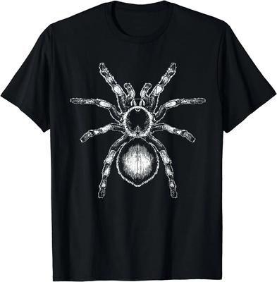 Horror Gothic Tarantula Riesige Spinne Halloween Kostüm Arachnophobia T-Shirt für Unisex Damen Party Camping Outdoor Look Alltag