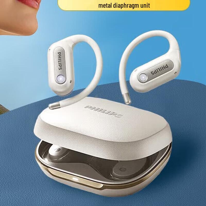 Philips TAT4759 True Wireless Open-Ear Clip-On Sports Earbuds