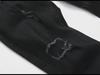 2024 Punk-Style Schwarze Bestickte Slim Stretch Herren Skinny Jeans